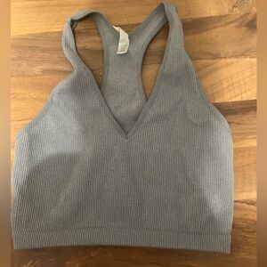 Free people tank top in gray